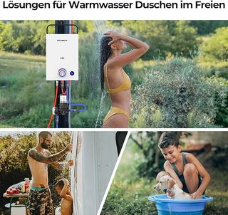 Scaldabagno Gas CAMPLUX F10PRO + Pompa