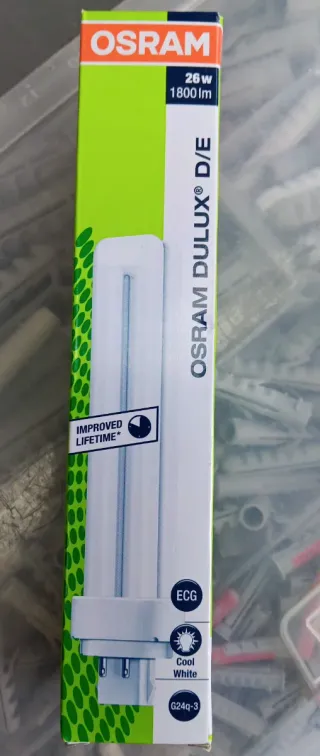 Lote 15x OSRAM DULUX D/E 26W 840 G24q-3