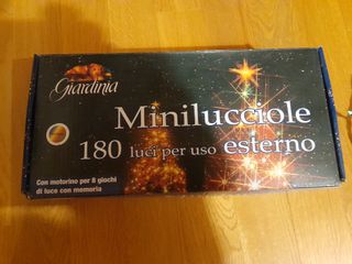 Luci Natale Giardinia 180 LED Esterno