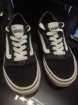 Zapatillas Vans Negras Niño/a