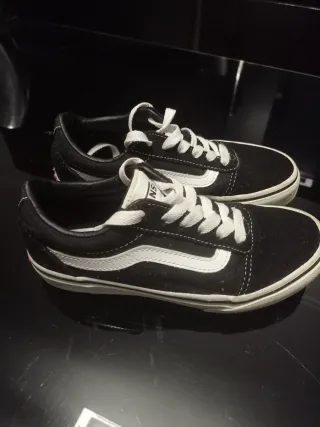 Zapatillas Vans Negras Niño/a