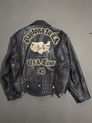 Chaqueta Biker Cuero Avirex USA Tour 90 XL