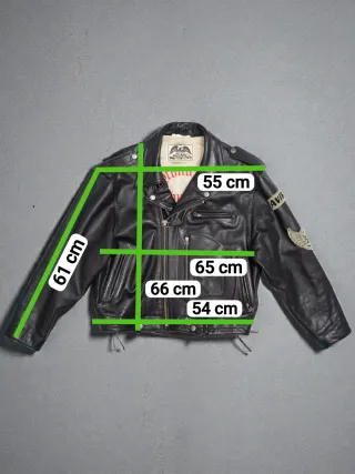 Chaqueta Biker Cuero Avirex USA Tour 90 XL