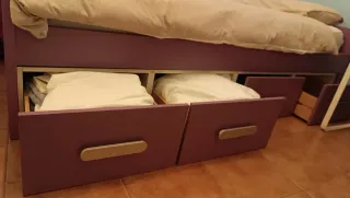 Cama nido con 3 cajones