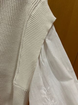 Jersey Fórmula Joven Blanco Talla m,muy original