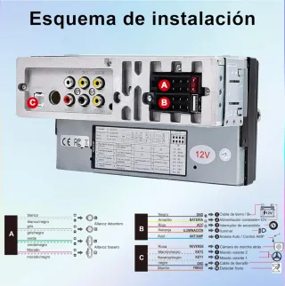 Radio Pantalla 7" con Carplay y Android Auto