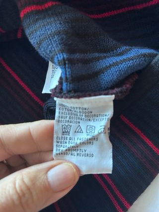 Polo manga larga Tommy Hilfiger rayas