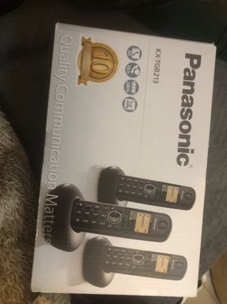 3 Teléfonos Panasonic Inalámbricos