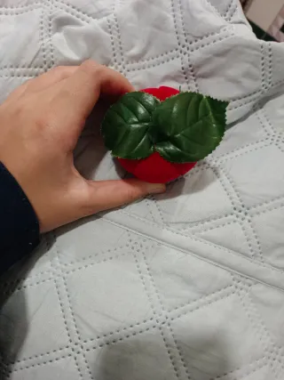 Mini Belén plateado en forma de Rosa