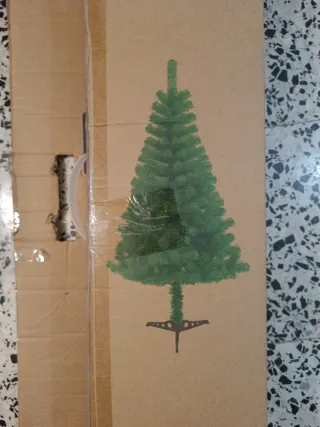 Árbol de Navidad verde 1'50
