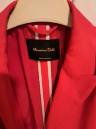 Americana Massimo Dutti Roja
