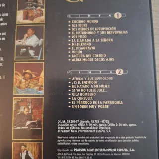 Colección VHS Antoñito Gila
