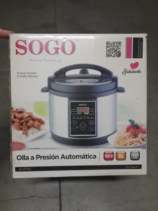 Olla a Presión Automática SOGO 900W 5L