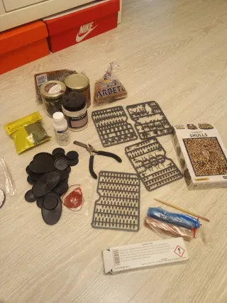 Warhammer: texturas y peanas