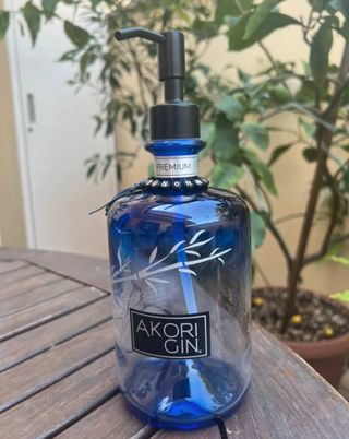 Dispenser Sapone Akori Gin Vetro Blu