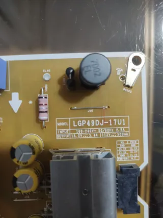 Placa Alimentación TV LG 49UJ630V-ZA