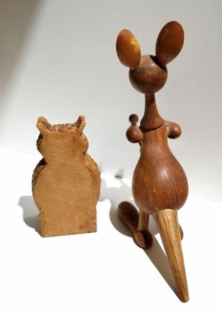Figuras de colección de madera