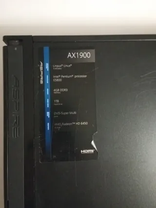 PC sobremesa sin disco duro