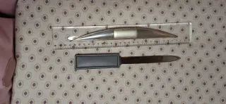 Set da scrivania argento vintage