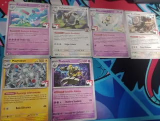 Lote cartas Pokémon de liga