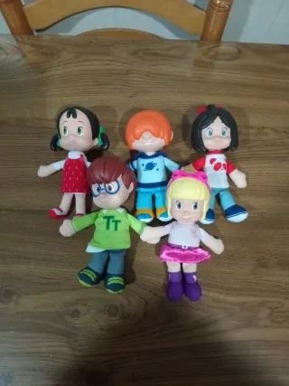 5 Muñecos Familia Telerín
