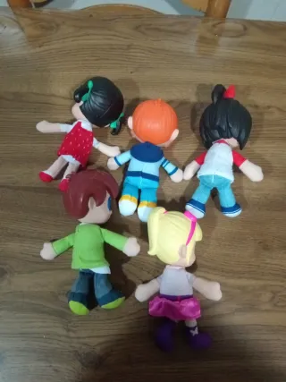5 Muñecos Familia Telerín