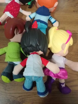 5 Muñecos Familia Telerín