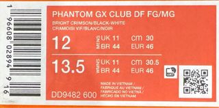 Scarpe da calcio Nike rosse e nere