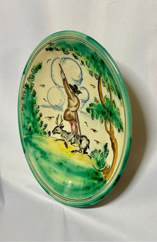 PLATO DE CERÁMICA DE PUENTE.