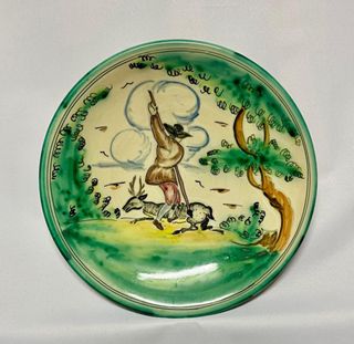 PLATO DE CERÁMICA DE PUENTE.