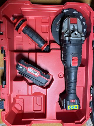 Amoladora Parkside Radial + Batería