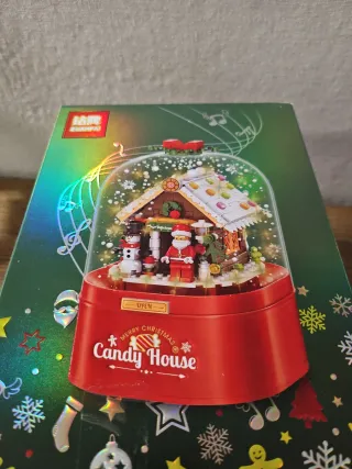 Puzzle 3D Bola Nieve Navideña, tiene musica.