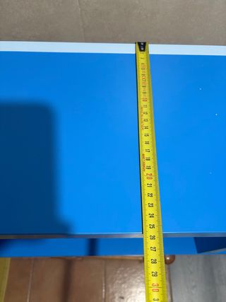 Mueble Colgar Azul y Blanco