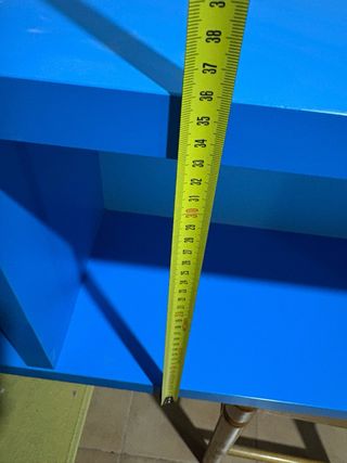 Mueble Colgar Azul y Blanco