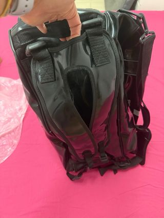 Paletero Power Padel Negro Brillante