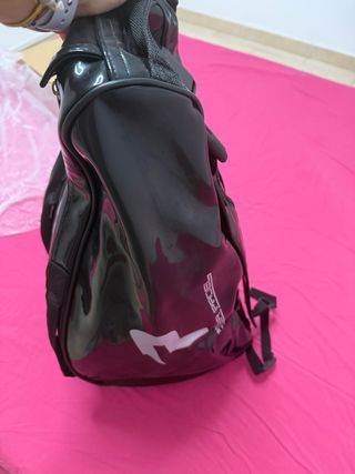 Paletero Power Padel Negro Brillante