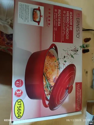 2 Ollas Hierro Fundido Nuevas Caja Pentola