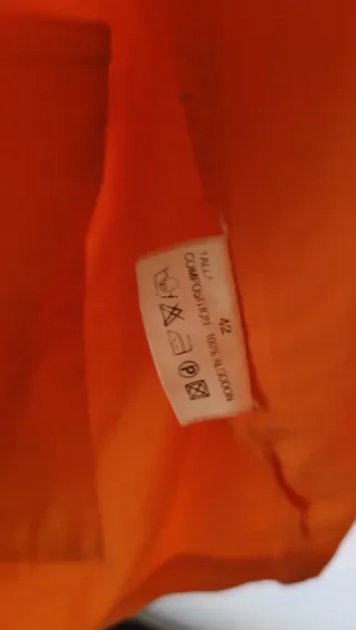 Cazadora naranja capucha extraíble TALLA L-M