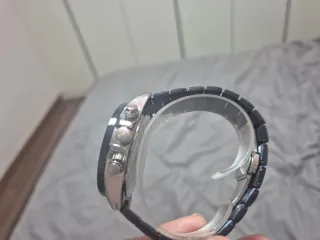 Reloj Cronógrafo Azul y Plateado