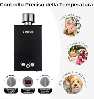 Scaldabagno Gas CAMPLUX 10L