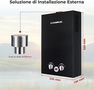 Scaldabagno Gas CAMPLUX 10L