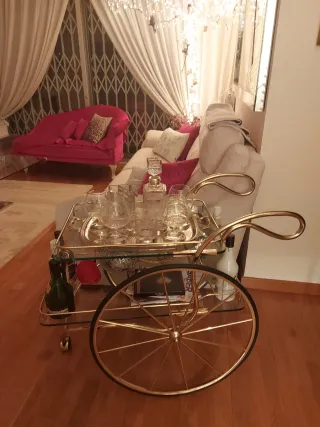 Carrito bebidas cristal