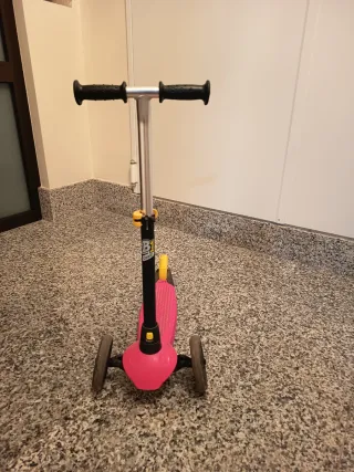 Patinete infantil 3 ruedas rosa