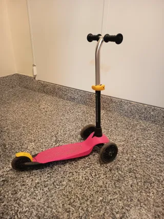 Patinete infantil 3 ruedas rosa