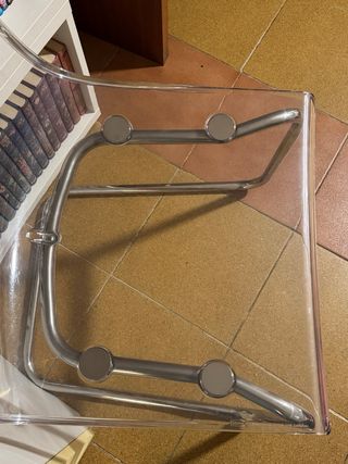 Sedia Ikea Tobias Trasparente