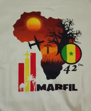Camiseta Militar Destacamento Marfil 42 Senegal