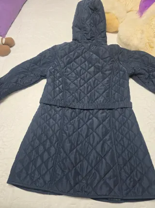 Parka/Abrigo niña azul talla 12/13 años 152 cm