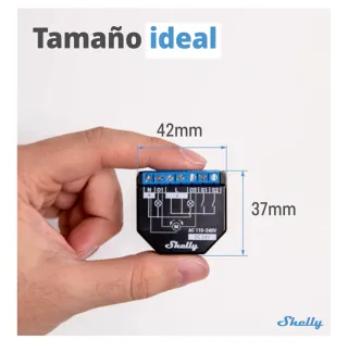 Shelly Plus 2PM WiFi con medidor consumo