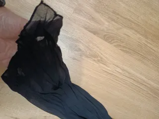 Blusa Festa Negra Transparente Talla 42