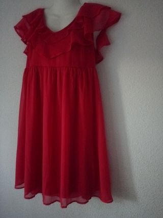 Vestido rojo fiesta-Ideal Navidad o eventos